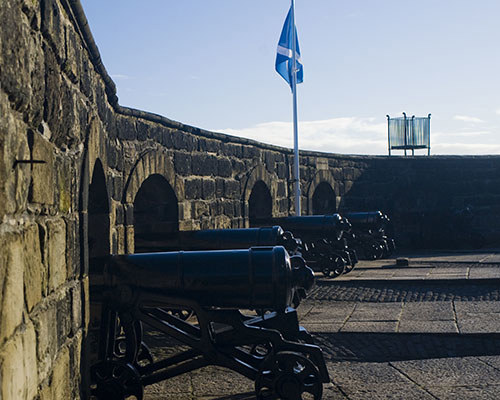 General view of the Half Moon Battery