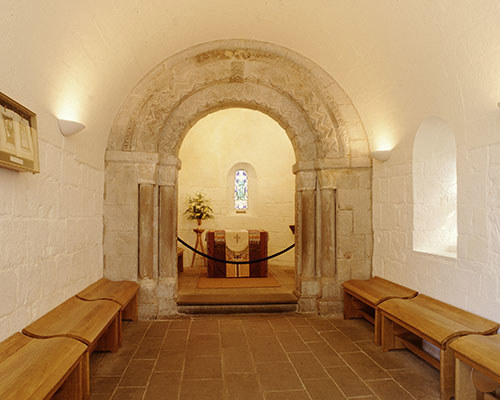 Interior view of St Margaret's Chapel